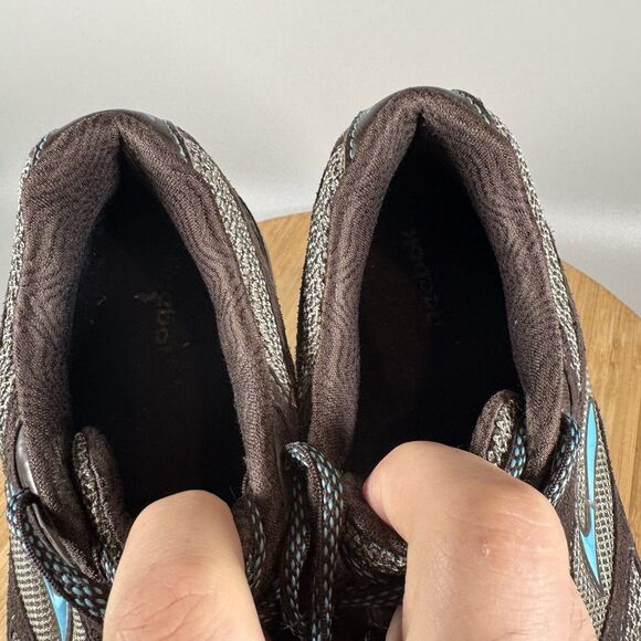 Brooks Cascadia 5 Women's 8‎ B Trail Running Shoe Brown Blue Lace Up Sneakers - Picture 7 of 8